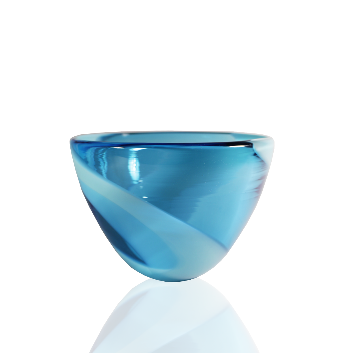 Swirl Bowls - Glass Art - Kingston Glass Studio - Blown Glass - Glass Blowing