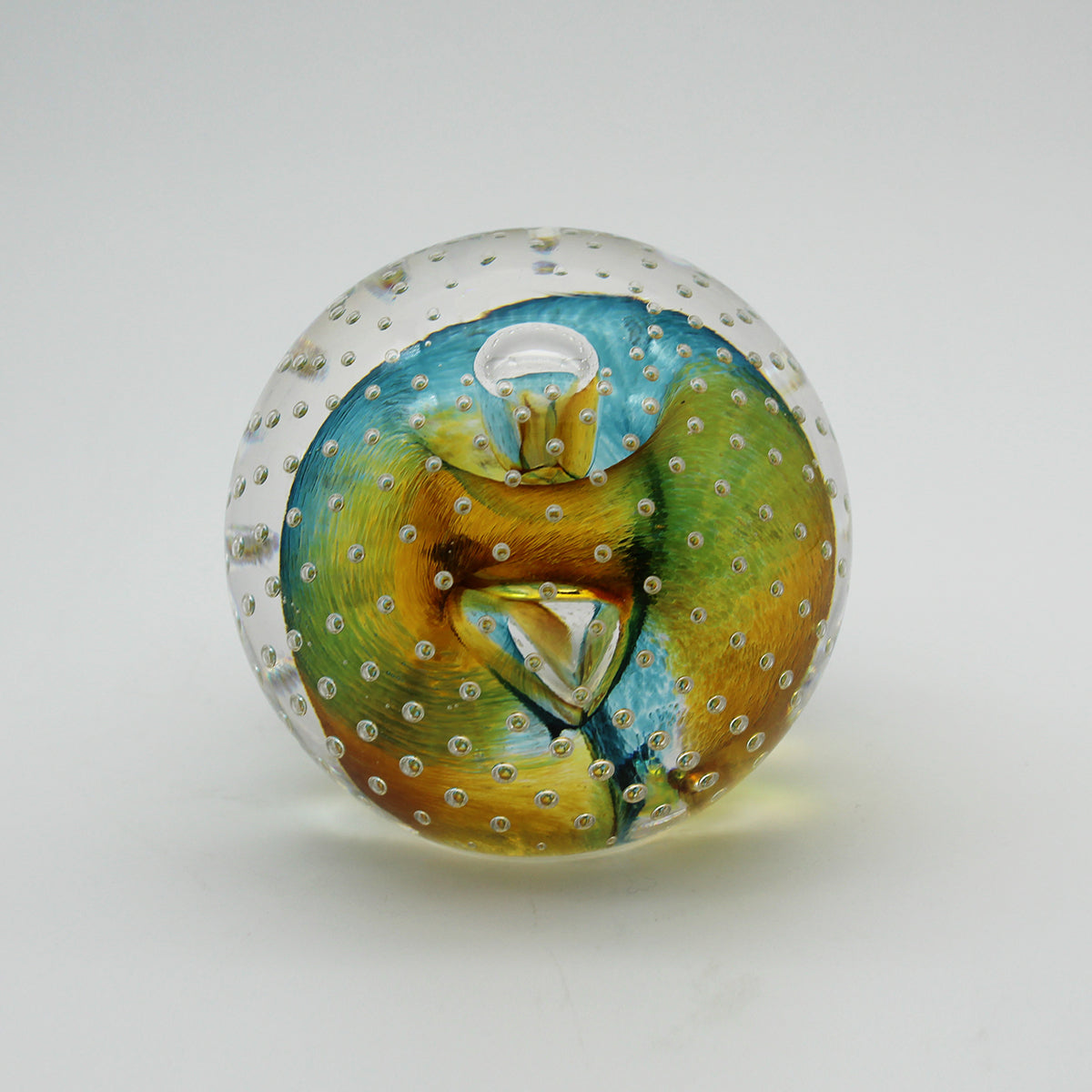 Paperweight - Glass Art - Kingston Glass Studio - Blown Glass - Glass Blowing