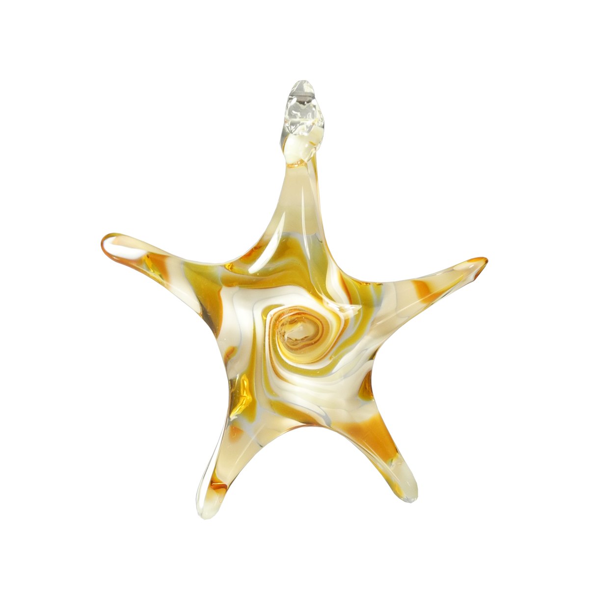 Star Ornament - Glass Art - Kingston Glass Studio - Blown Glass - Glass Blowing