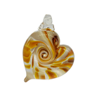 Heart Ornament - Glass Art - Kingston Glass Studio - Blown Glass - Glass Blowing