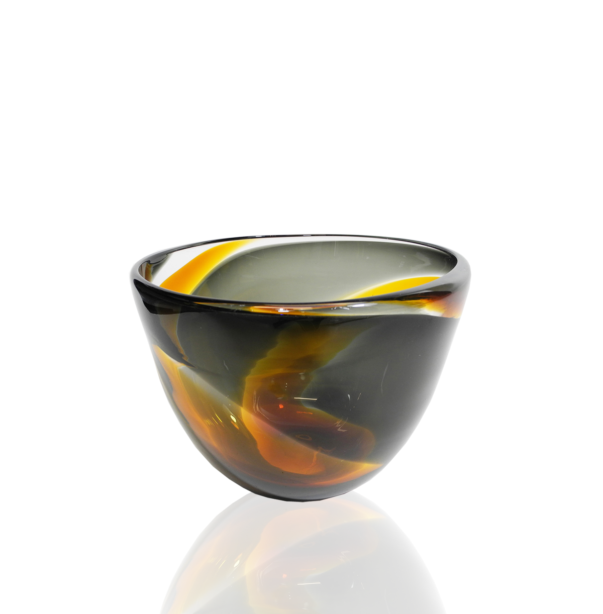 Swirl Bowls - Glass Art - Kingston Glass Studio - Blown Glass - Glass Blowing