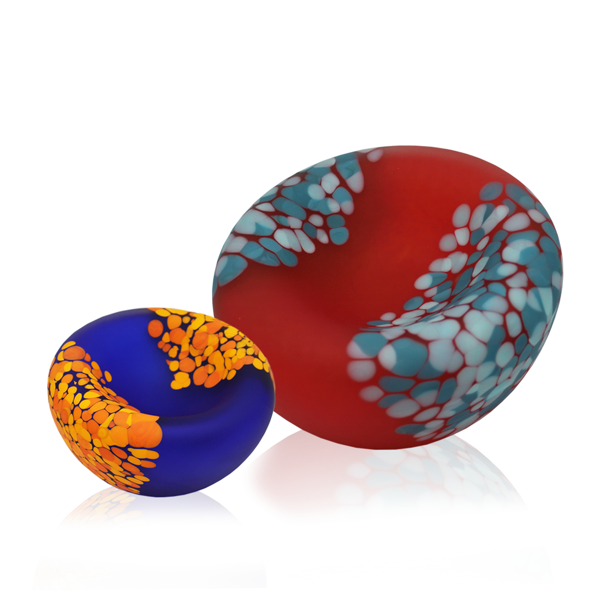 Jelly Bowls - Glass Art - Kingston Glass Studio - Blown Glass - Glass Blowing