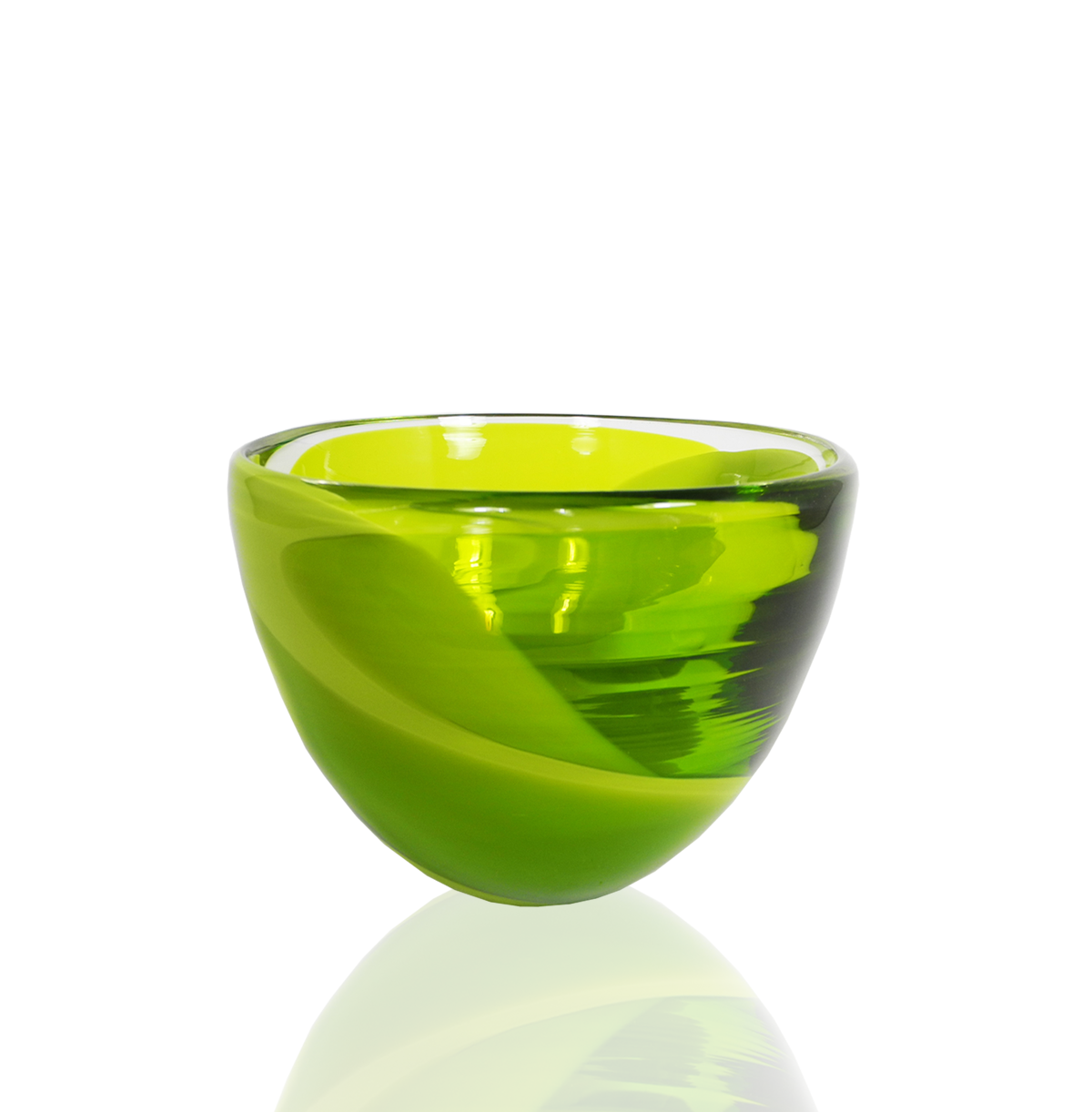 Swirl Bowls - Glass Art - Kingston Glass Studio - Blown Glass - Glass Blowing