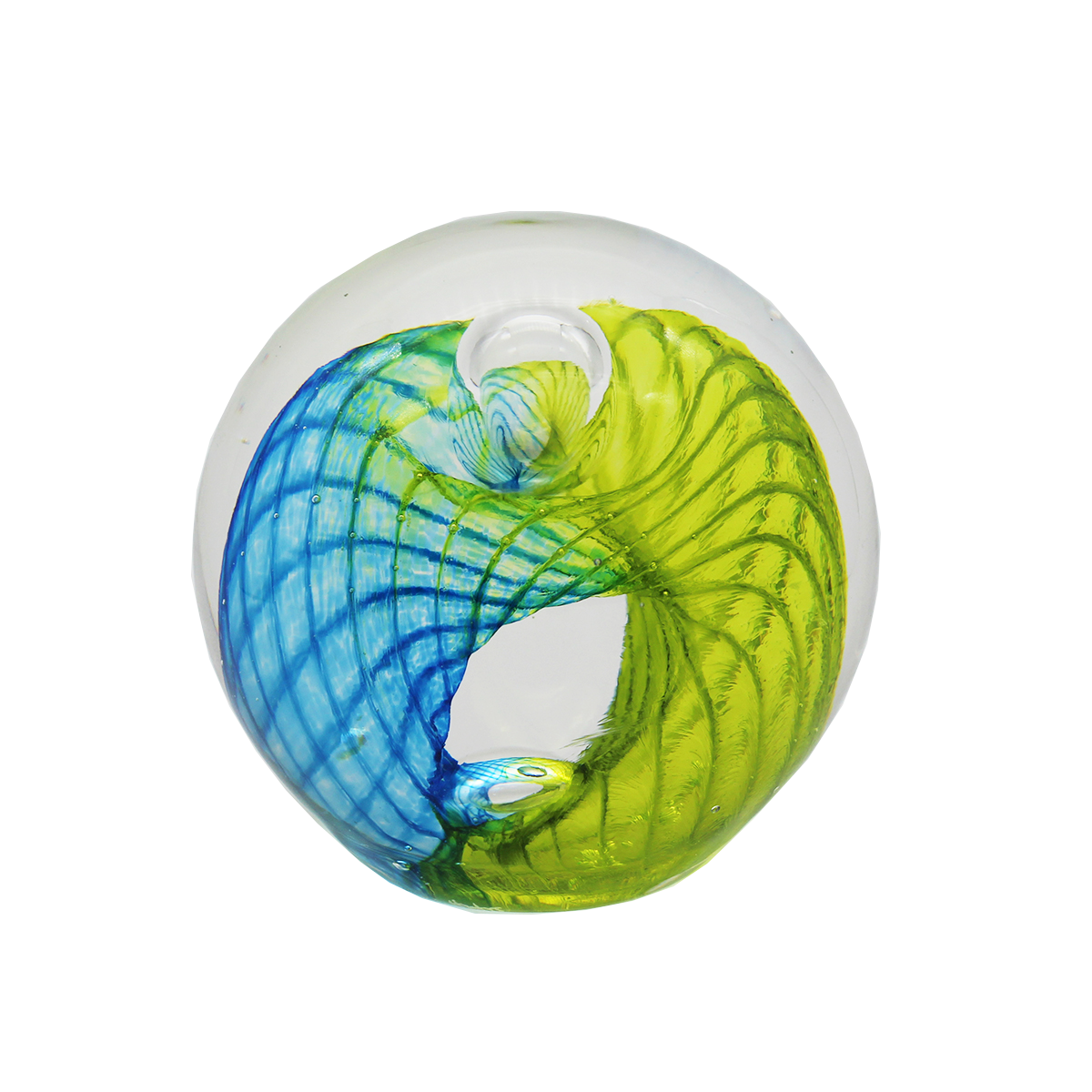 Paperweight - Glass Art - Kingston Glass Studio - Blown Glass - Glass Blowing