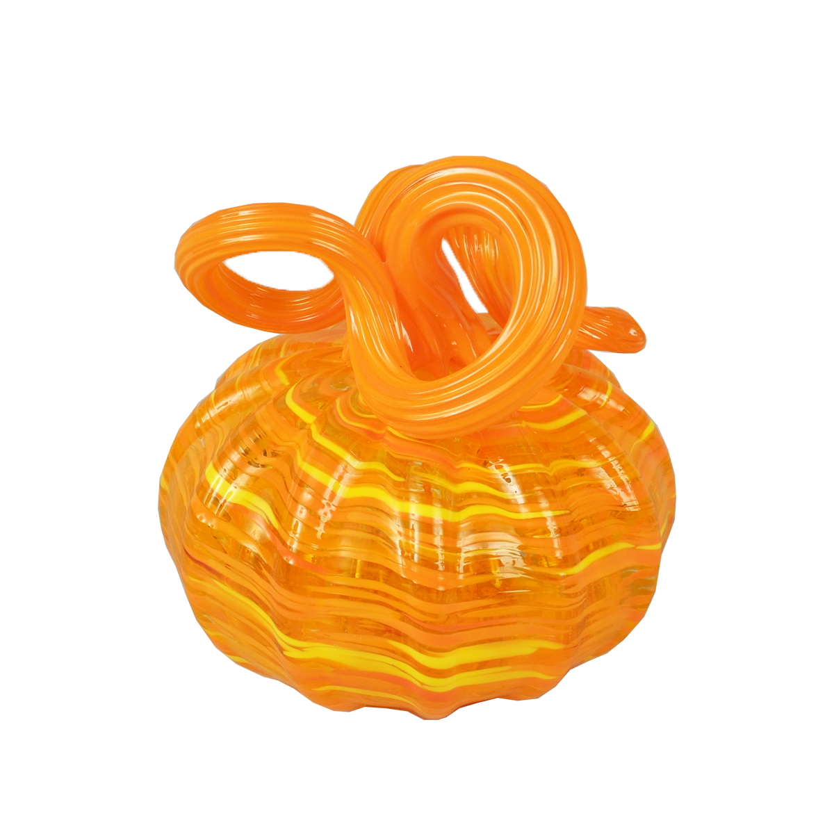 Bright Pumpkins - Glass Art - Kingston Glass Studio - Blown Glass - Glass Blowing