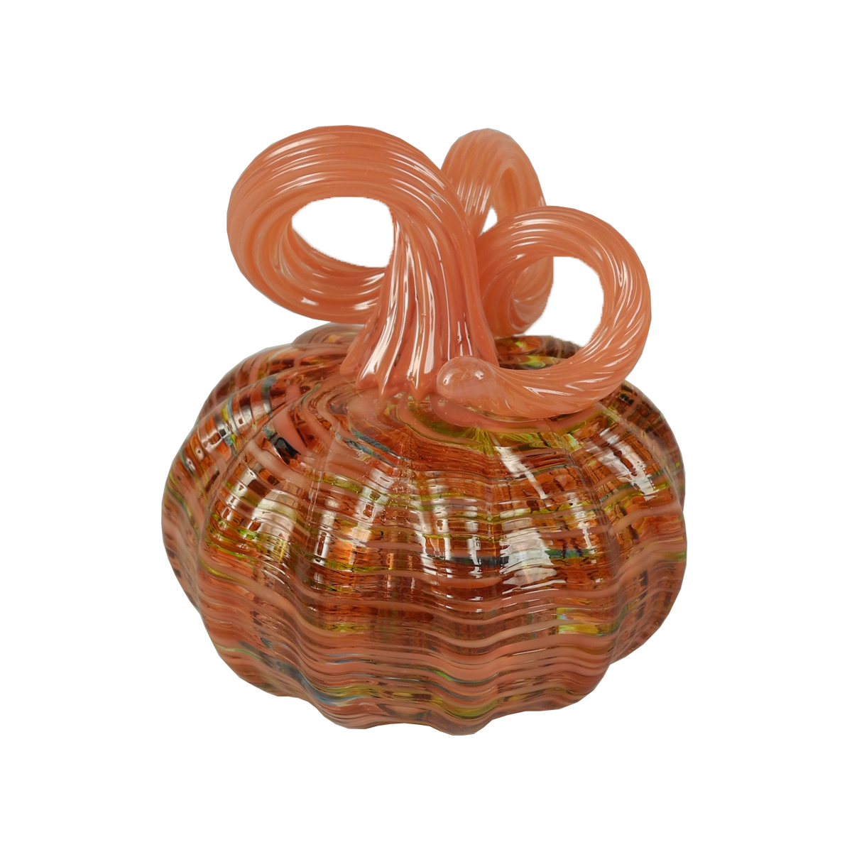 Bright Pumpkins - Glass Art - Kingston Glass Studio - Blown Glass - Glass Blowing