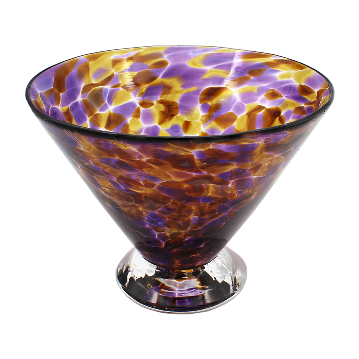 Neutral Speckle Dessert Cups - Glass Art - Kingston Glass Studio - Blown Glass - Glass Blowing