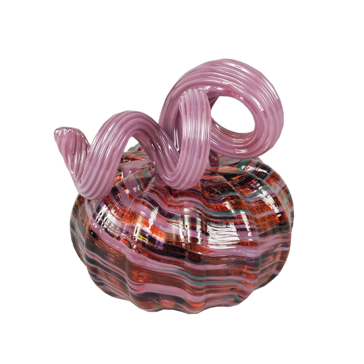 Bright Pumpkins - Glass Art - Kingston Glass Studio - Blown Glass - Glass Blowing