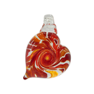 Heart Ornament - Glass Art - Kingston Glass Studio - Blown Glass - Glass Blowing