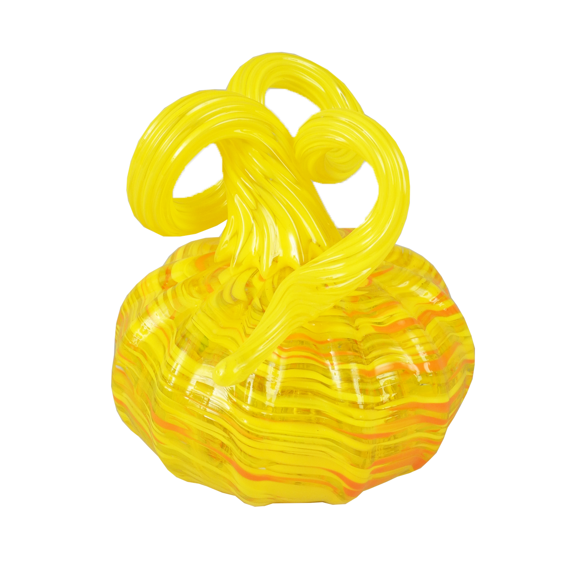 Bright Pumpkins - Glass Art - Kingston Glass Studio - Blown Glass - Glass Blowing