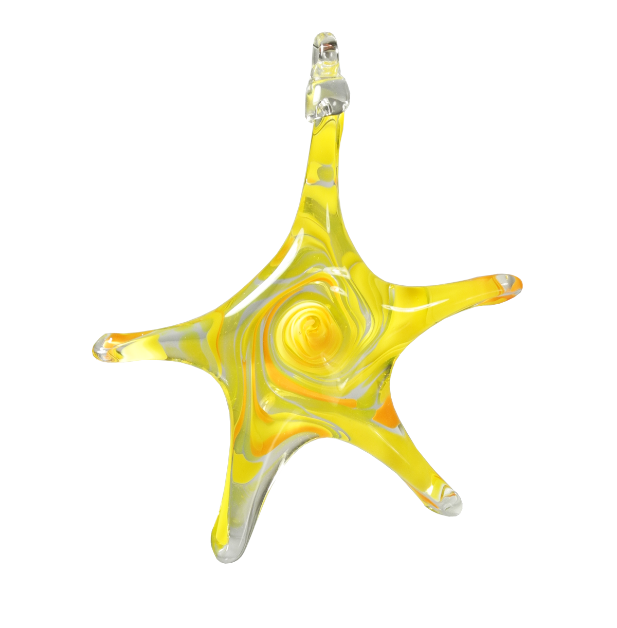 Star Ornament - Glass Art - Kingston Glass Studio - Blown Glass - Glass Blowing