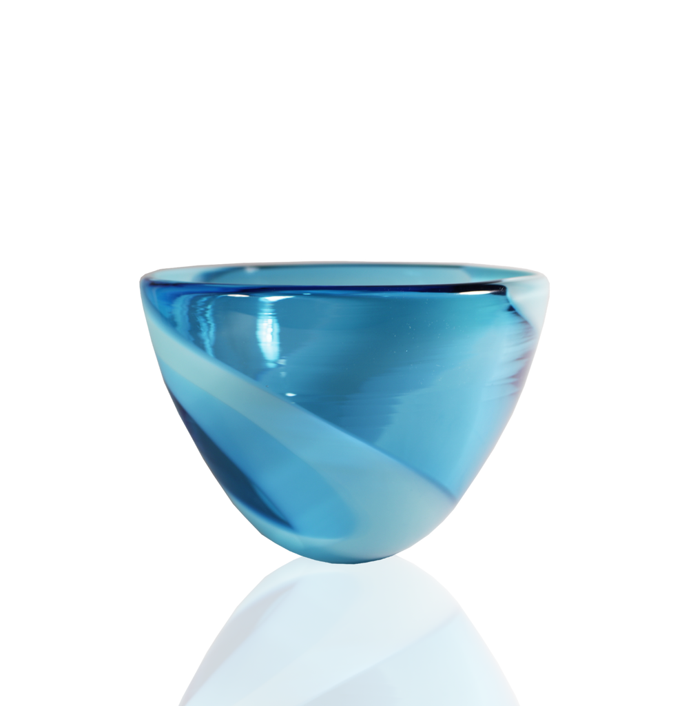 Swirl Bowls - Glass Art - Kingston Glass Studio - Blown Glass - Glass Blowing