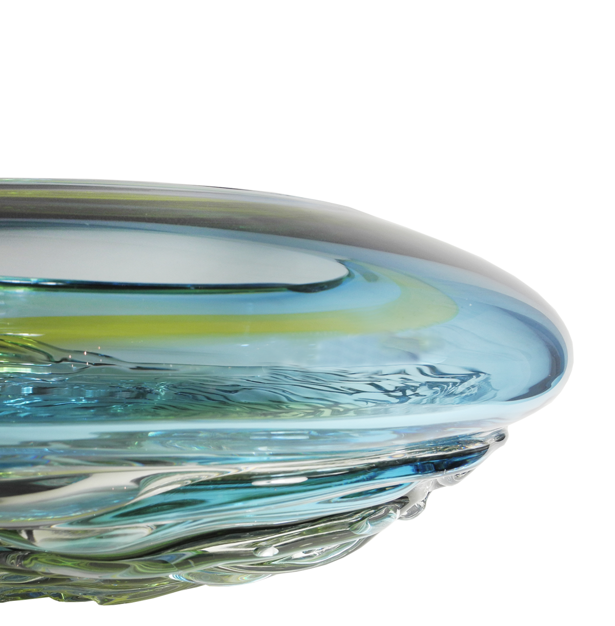 Ripple Wave Bowls - Glass Art - Kingston Glass Studio - Blown Glass - Glass Blowing