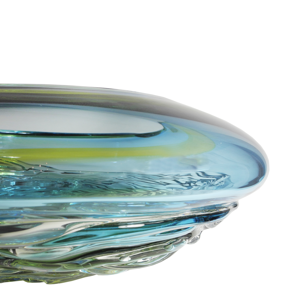 Ripple Wave Bowls - Glass Art - Kingston Glass Studio - Blown Glass - Glass Blowing