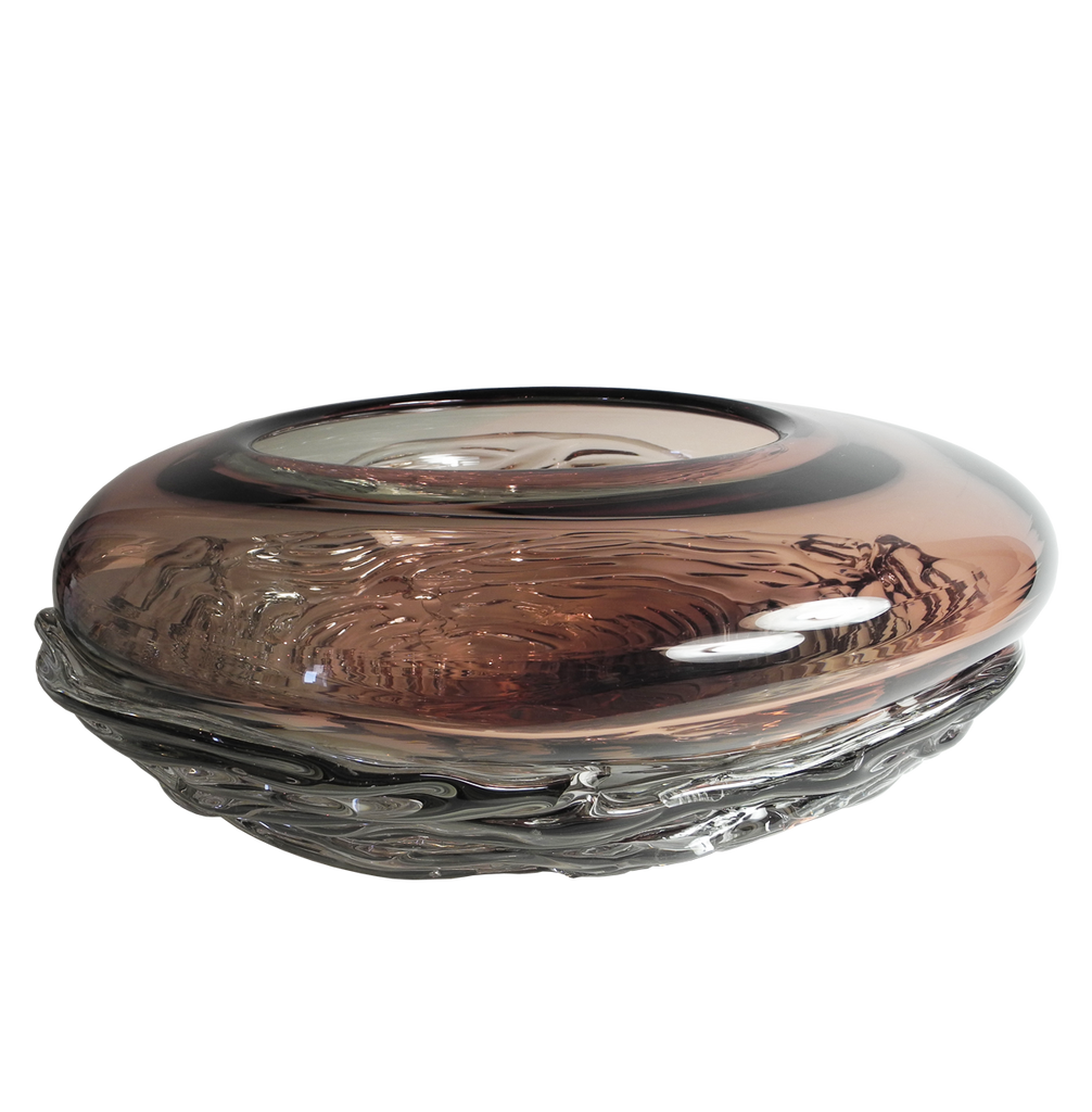 Ripple Wave Bowls - Glass Art - Kingston Glass Studio - Blown Glass - Glass Blowing