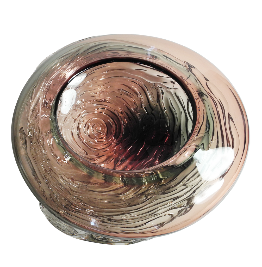 Ripple Wave Bowls - Glass Art - Kingston Glass Studio - Blown Glass - Glass Blowing