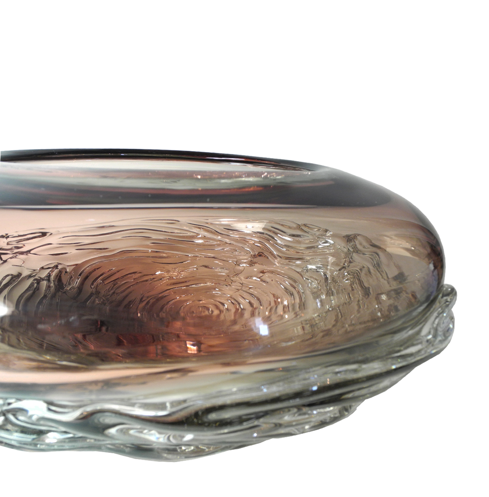 Ripple Wave Bowls - Glass Art - Kingston Glass Studio - Blown Glass - Glass Blowing