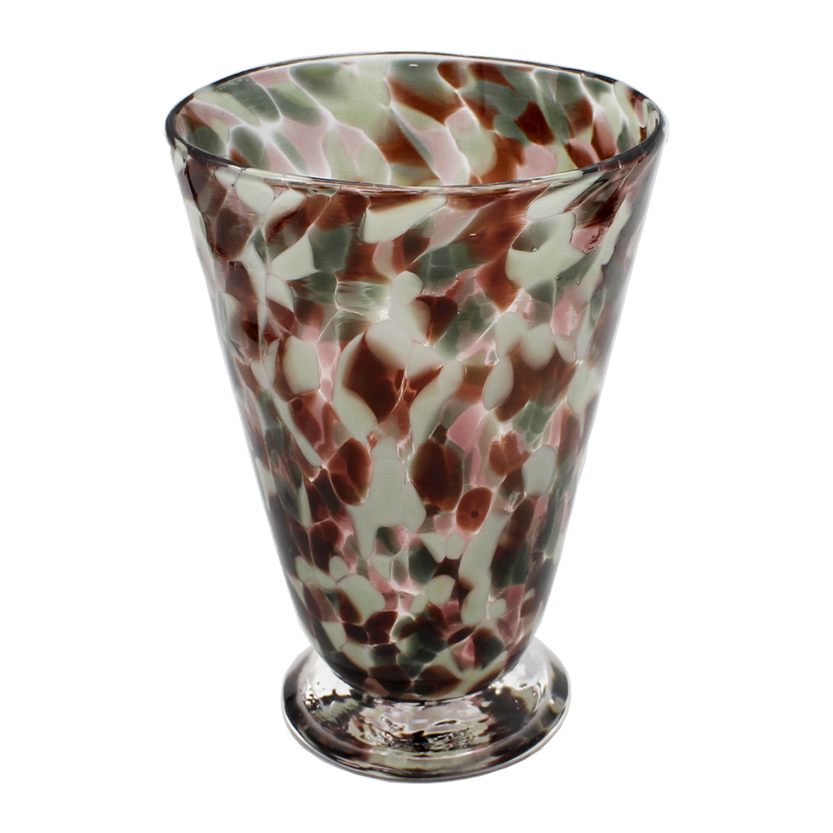 Neutral Speckle Cups - Glass Art - Kingston Glass Studio - Blown Glass - Glass Blowing