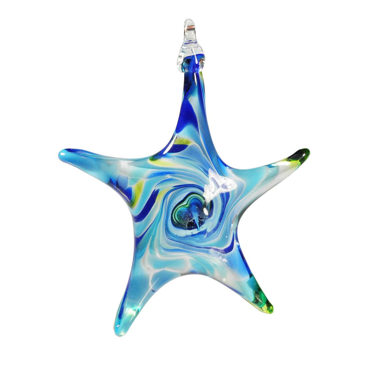 Star Ornament - Glass Art - Kingston Glass Studio - Blown Glass - Glass Blowing