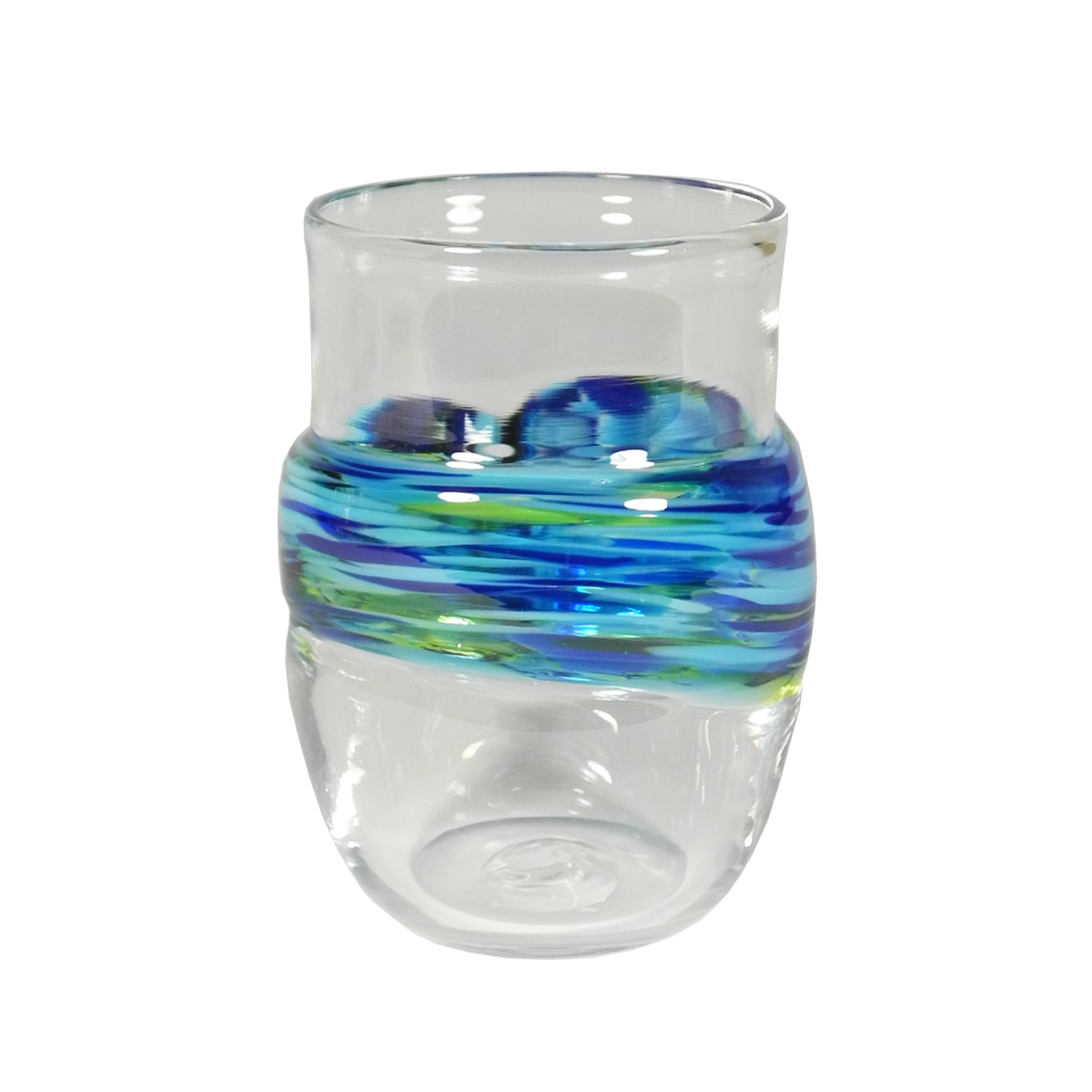 Wrap Cup - Glass Art - Kingston Glass Studio - Blown Glass - Glass Blowing