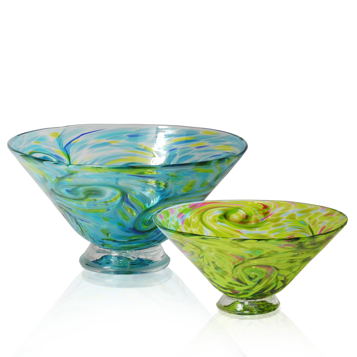 Bright Starry Bowl Handmade Glass Bowls Kingston Glass Studio