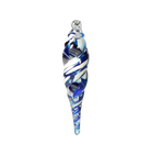 Icicle Ornament - Glass Art - Kingston Glass Studio - Blown Glass - Glass Blowing
