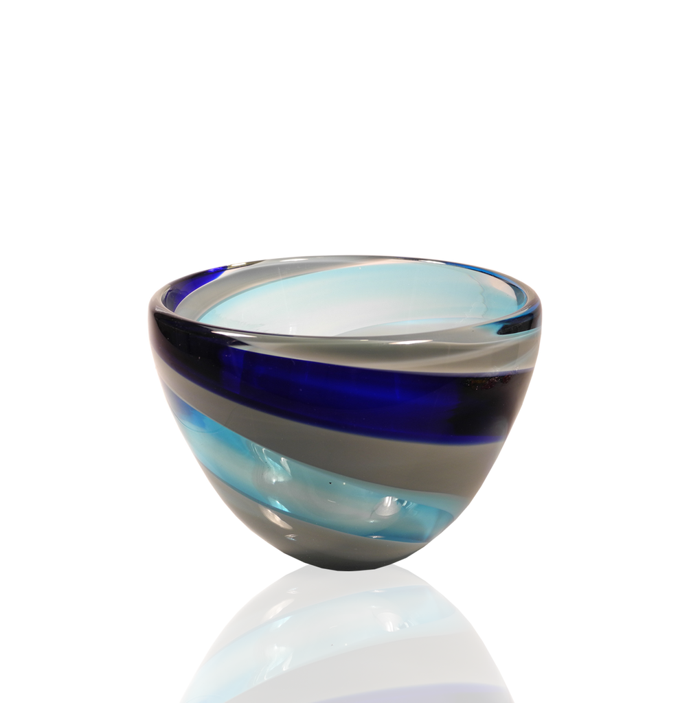 Swirl Bowls - Glass Art - Kingston Glass Studio - Blown Glass - Glass Blowing