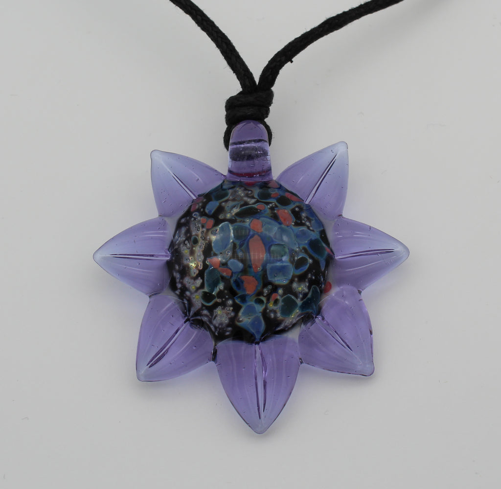 Sunflower Pendants - Glass Art - Kingston Glass Studio - Blown Glass - Glass Blowing