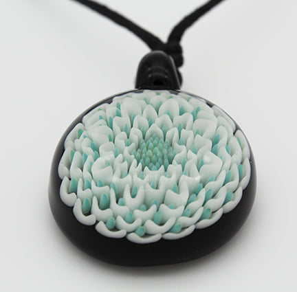 Glass blown necklace pendant shop
