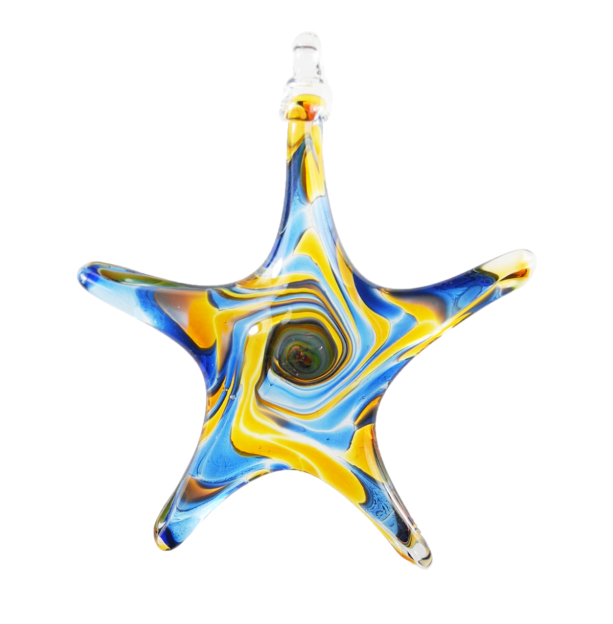 Star Ornament - Glass Art - Kingston Glass Studio - Blown Glass - Glass Blowing