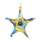 Star Ornament - Glass Art - Kingston Glass Studio - Blown Glass - Glass Blowing