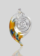 Shell Ornament - Glass Art - Kingston Glass Studio - Blown Glass - Glass Blowing