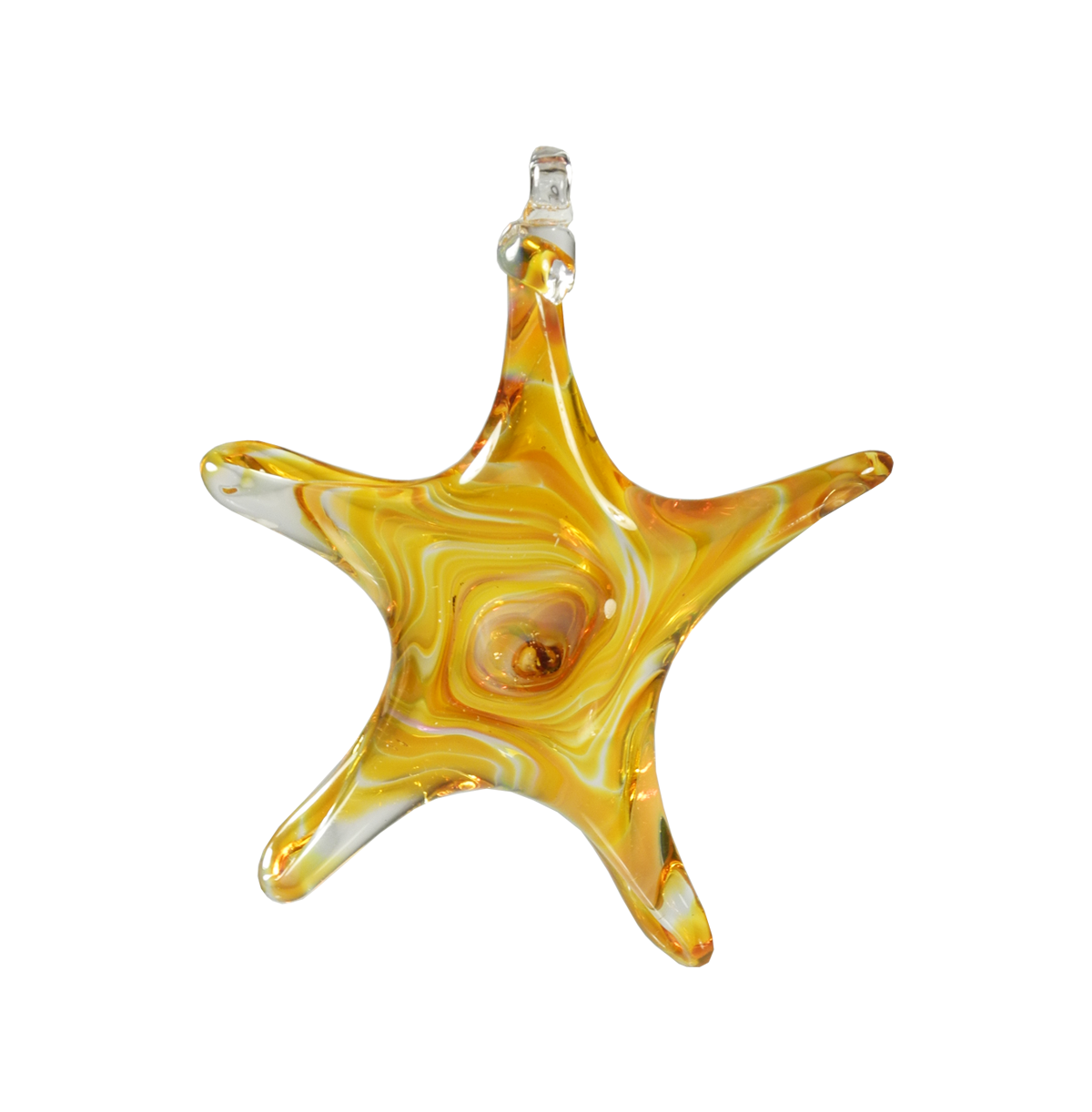 Star Ornament - Glass Art - Kingston Glass Studio - Blown Glass - Glass Blowing