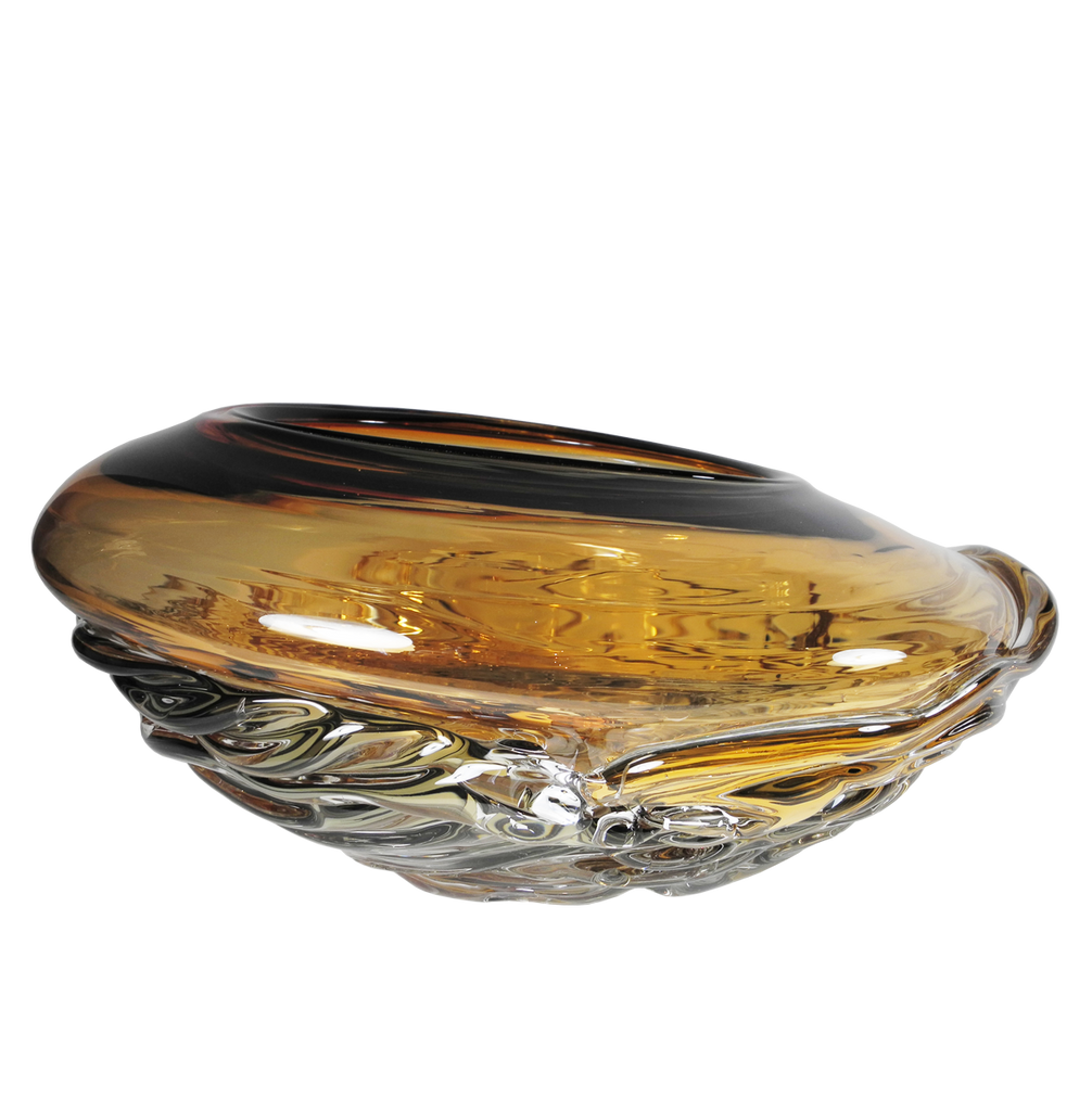Ripple Wave Bowls - Glass Art - Kingston Glass Studio - Blown Glass - Glass Blowing