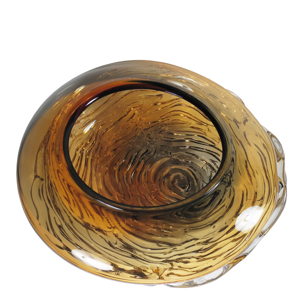 Ripple Wave Bowls - Glass Art - Kingston Glass Studio - Blown Glass - Glass Blowing