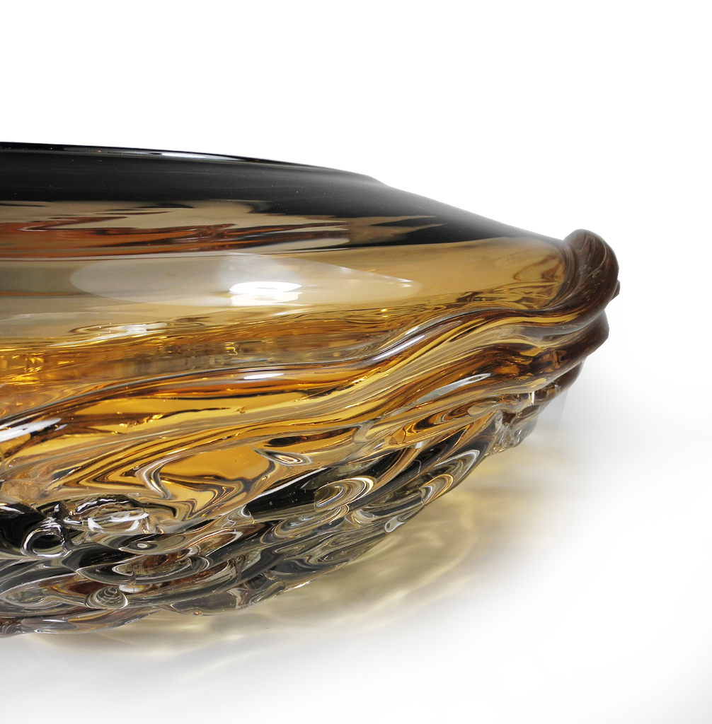 Ripple Wave Bowls - Glass Art - Kingston Glass Studio - Blown Glass - Glass Blowing