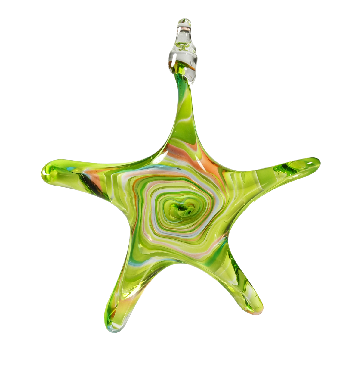 Star Ornament - Glass Art - Kingston Glass Studio - Blown Glass - Glass Blowing