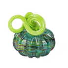 Pumpkins with Green Tops - Glass Art - Kingston Glass Studio - Blown Glass - Glass Blowing