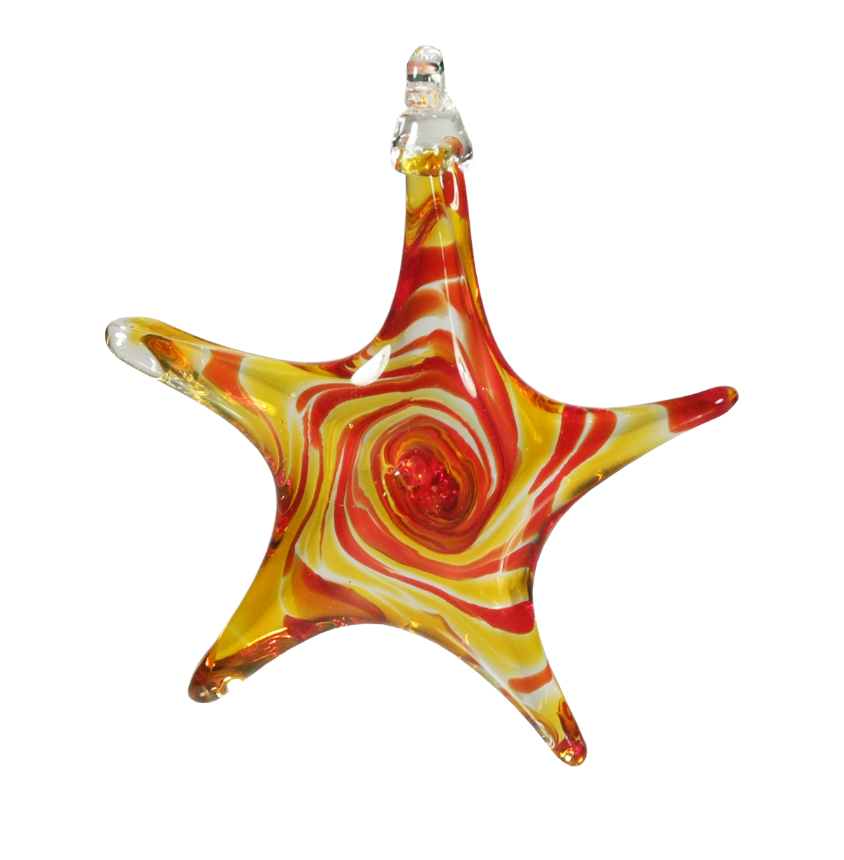 Star Ornament - Glass Art - Kingston Glass Studio - Blown Glass - Glass Blowing