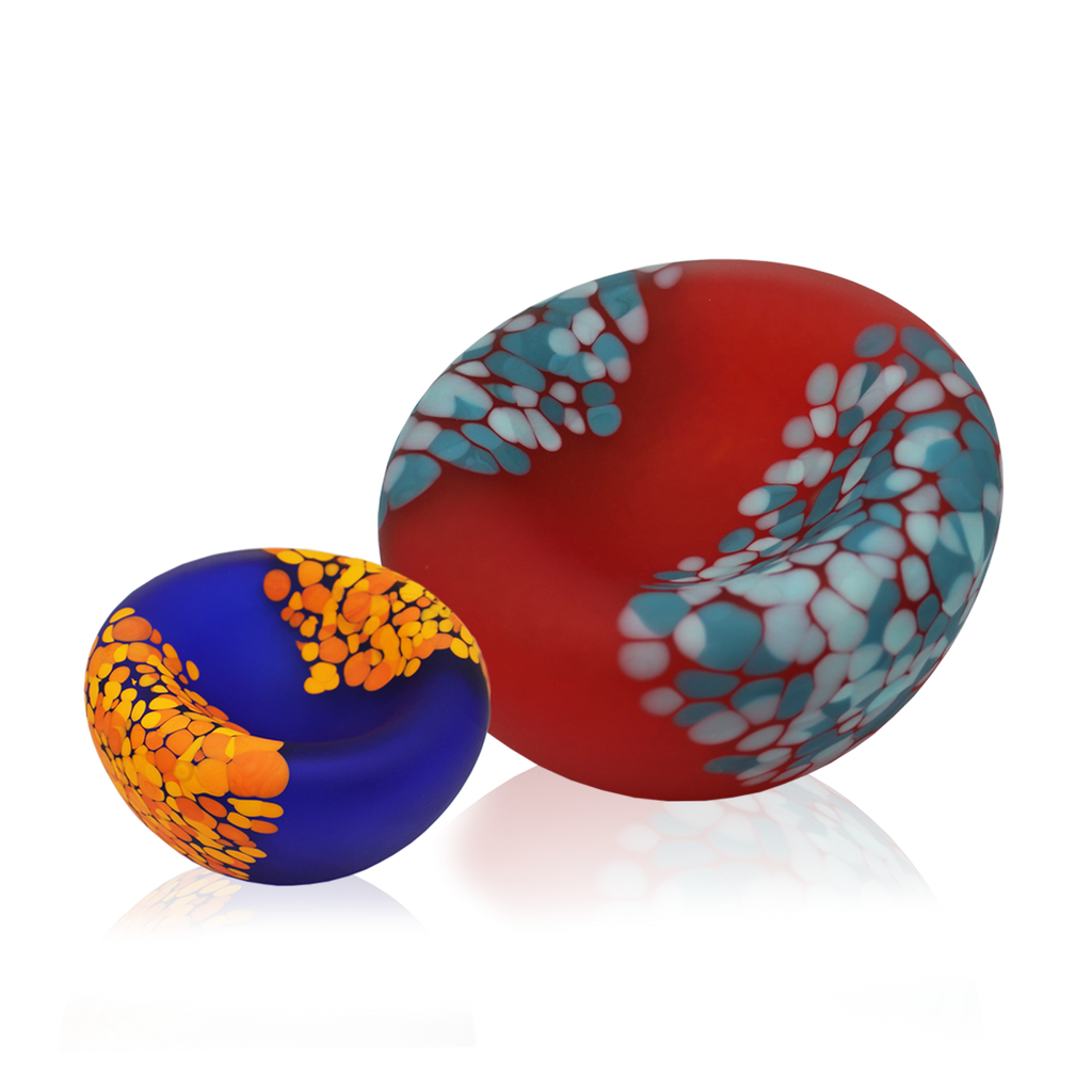 Jelly Bowls - Glass Art - Kingston Glass Studio - Blown Glass - Glass Blowing