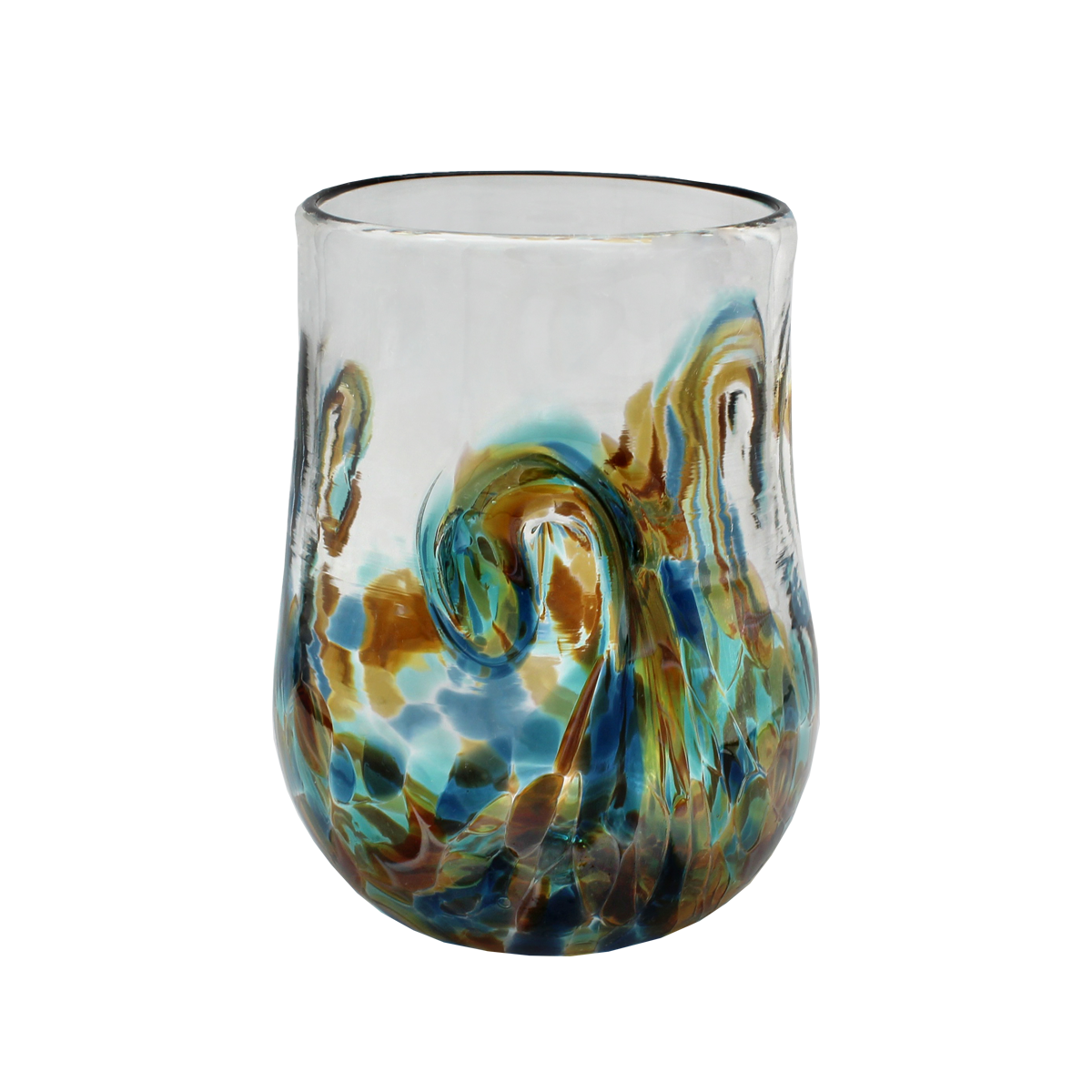 Twisty Cups - Glass Art - Kingston Glass Studio - Blown Glass - Glass Blowing