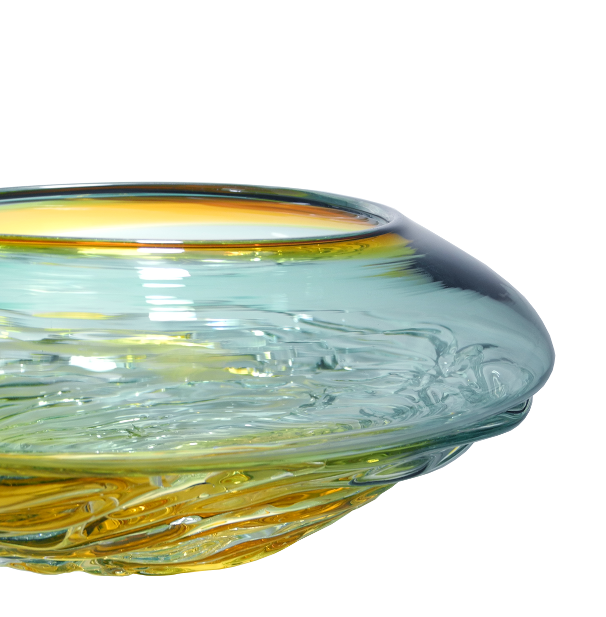 Ripple Wave Bowls - Glass Art - Kingston Glass Studio - Blown Glass - Glass Blowing