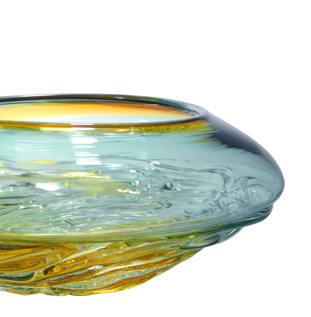 Ripple Wave Bowls - Glass Art - Kingston Glass Studio - Blown Glass - Glass Blowing