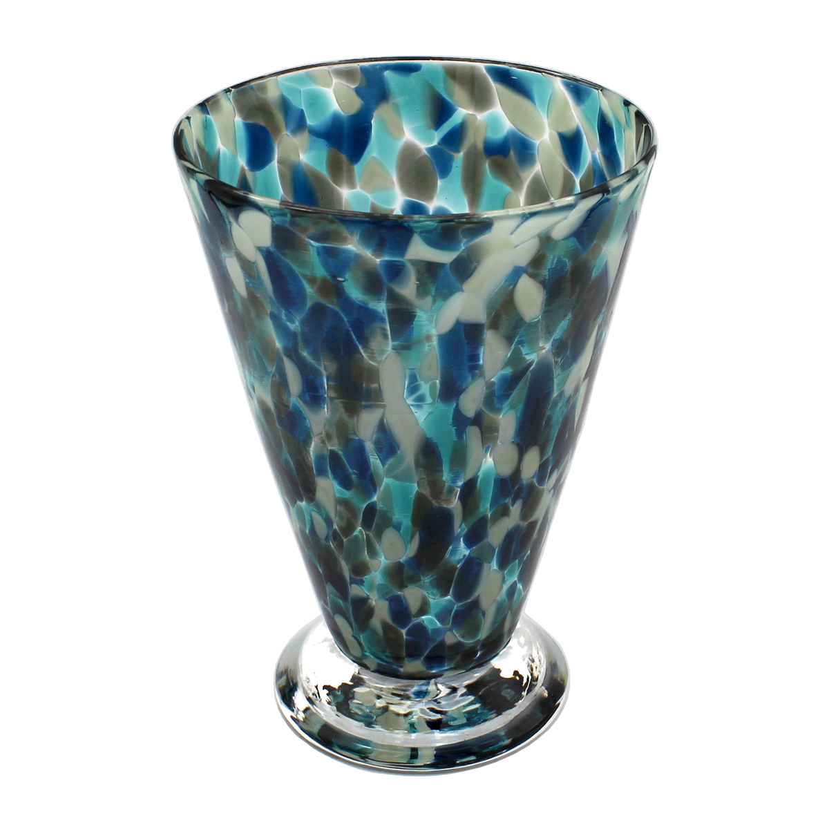 Neutral Speckle Cups - Glass Art - Kingston Glass Studio - Blown Glass - Glass Blowing