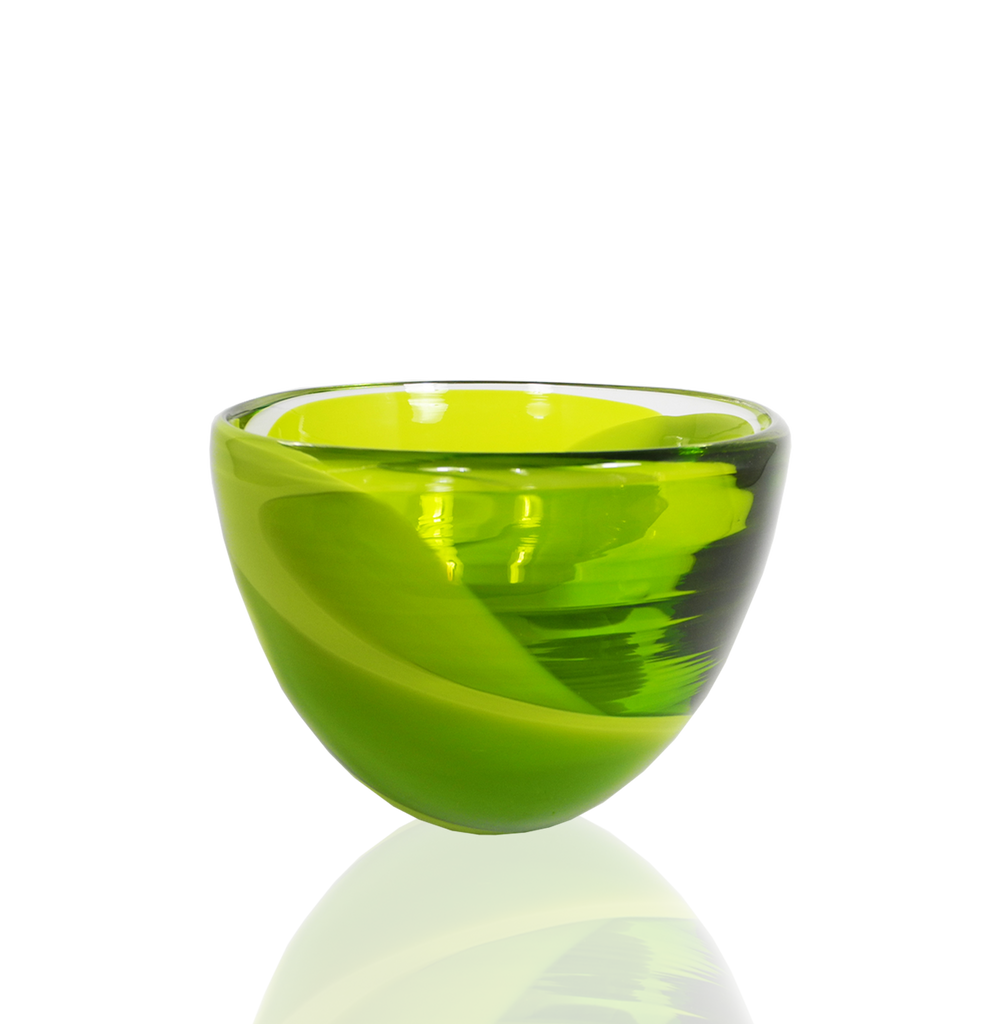 Swirl Bowls - Glass Art - Kingston Glass Studio - Blown Glass - Glass Blowing