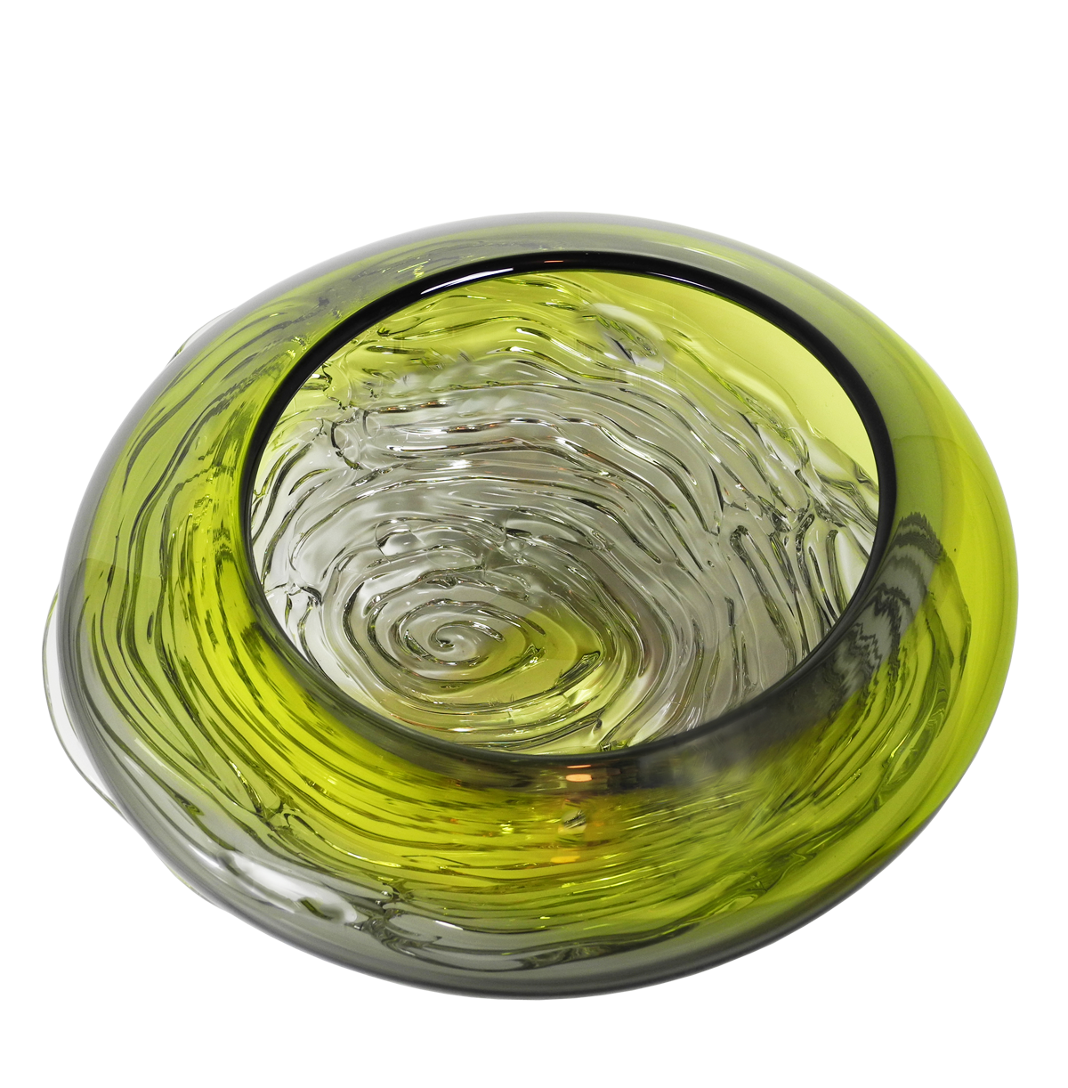 Ripple Wave Bowls - Glass Art - Kingston Glass Studio - Blown Glass - Glass Blowing