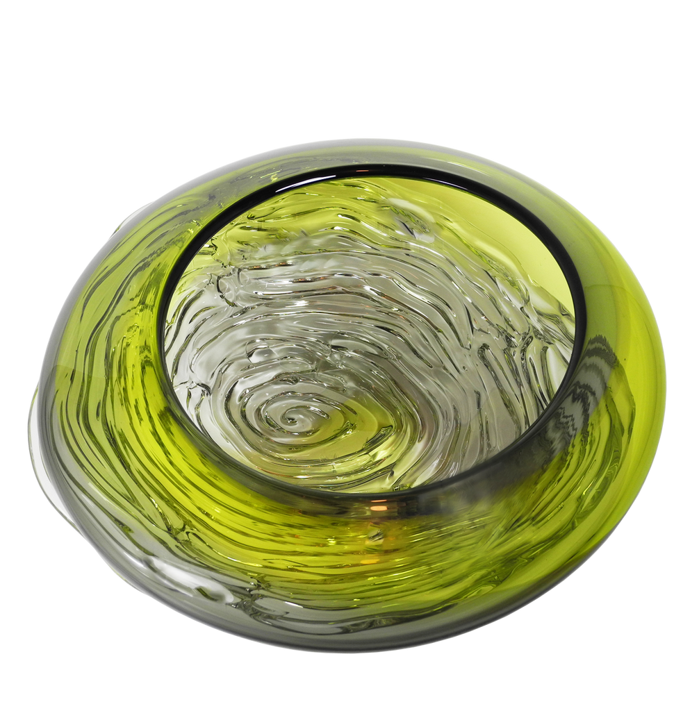Ripple Wave Bowls - Glass Art - Kingston Glass Studio - Blown Glass - Glass Blowing