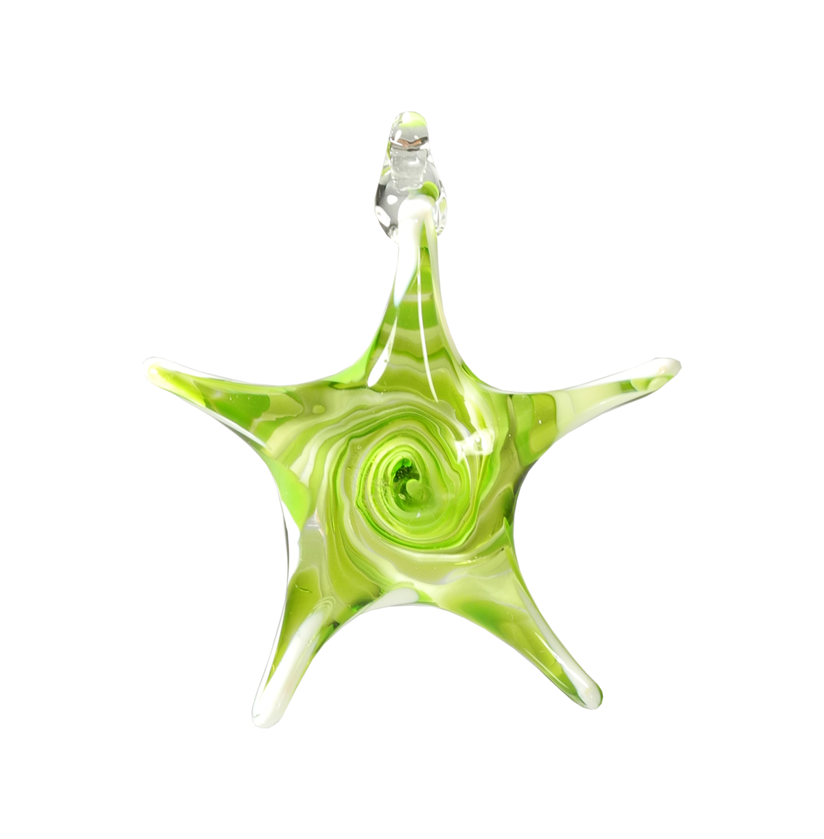 Star Ornament - Glass Art - Kingston Glass Studio - Blown Glass - Glass Blowing