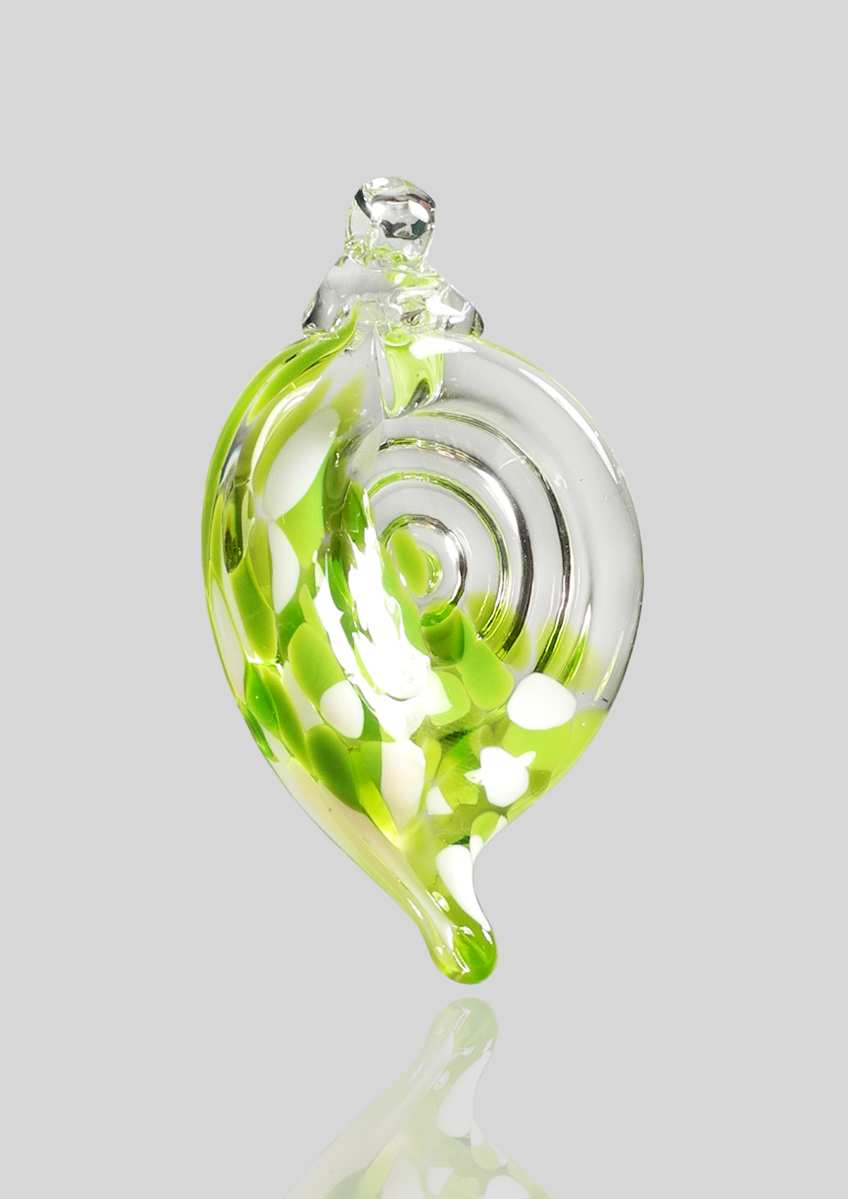 Shell Ornament - Glass Art - Kingston Glass Studio - Blown Glass - Glass Blowing