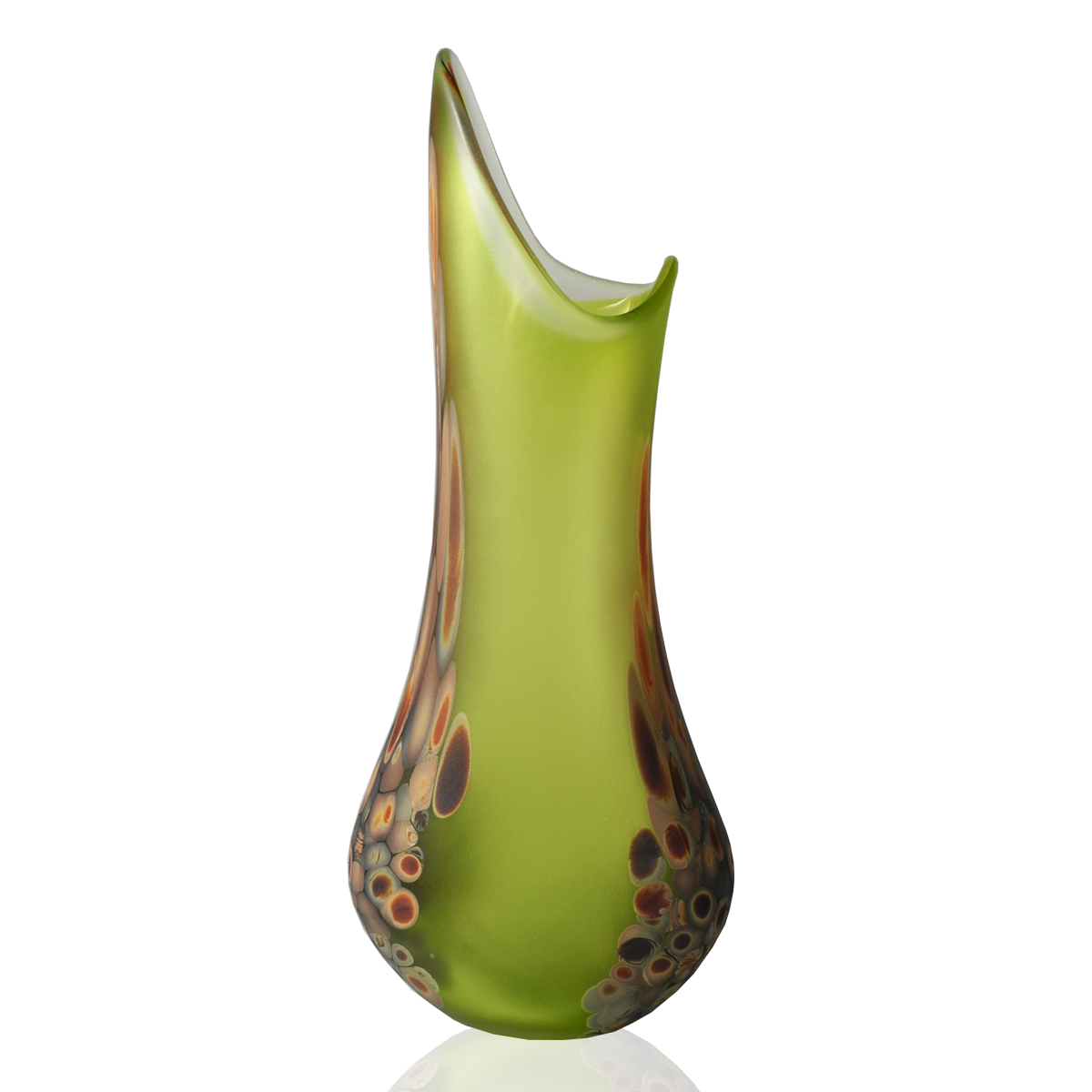 Neutral Flava Vases - Glass Art - Kingston Glass Studio - Blown Glass - Glass Blowing